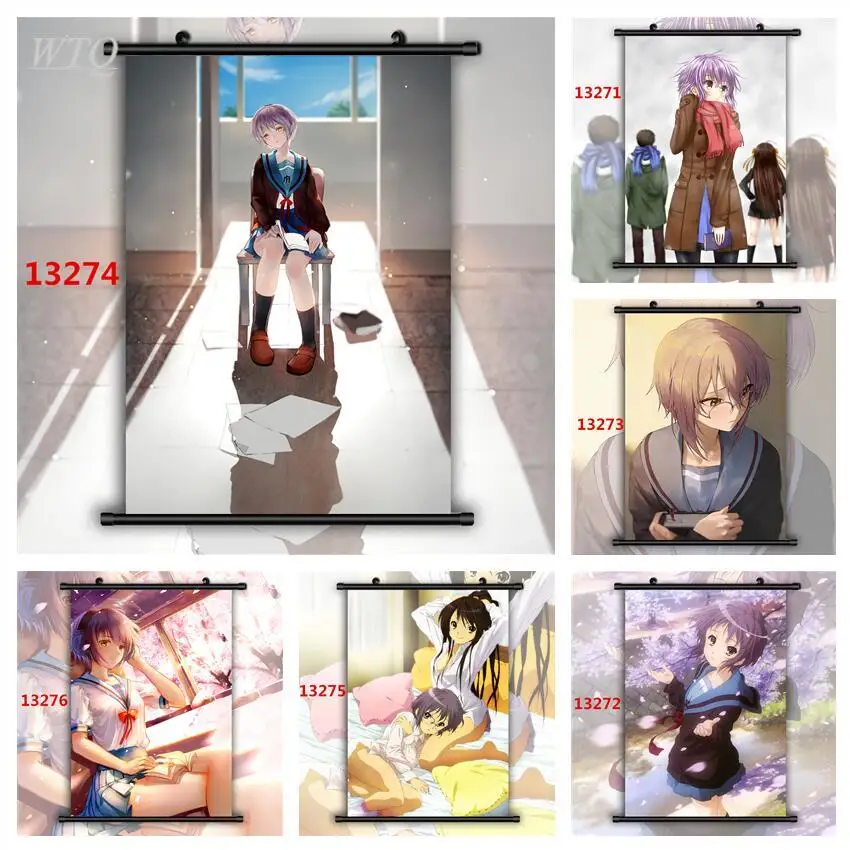 Плакаты из аниме меланхоли Харухи джузумия наато Юки HD принт Картина на холсте