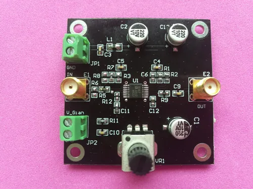 

AD8367 AGC VCA module 500MHZ 45dB linear variable gain amplifier 0-1v control