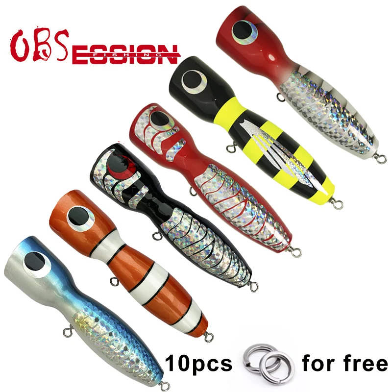 Жёсткая деревянная приманка для ловли рыбы ± 120 г 190 мм|Наживки рыбной ловли| |