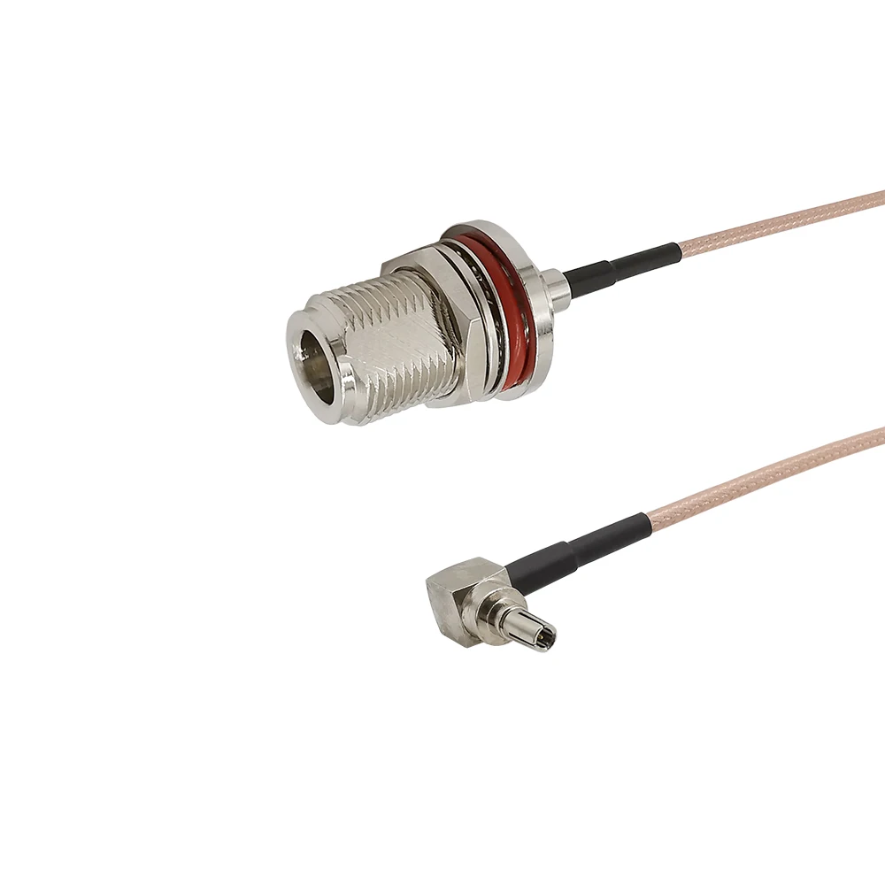 

RF N Female to CRC9 Pigtail Cable N Female переборка уплотнительное кольцо переключатель CRC9 Male Прямоугольный разъем кабель RG316