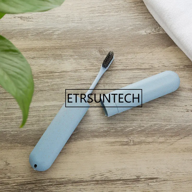 200pcs Portable Toothbrush Box Travel Camping Cap Case Storage Outdoor Trip Cute Accessories | Дом и сад