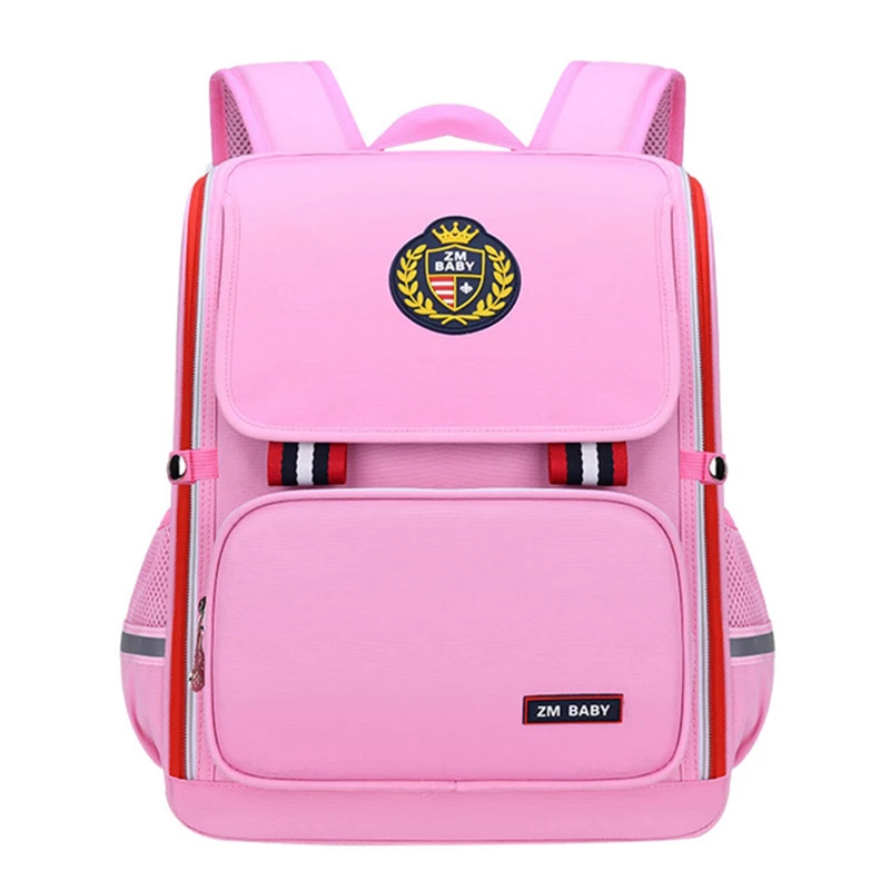 Ортопедический рюкзак для девочек и мальчиков, Модный водонепроницаемый школьный ранец для подростков, вместительная школьная сумка