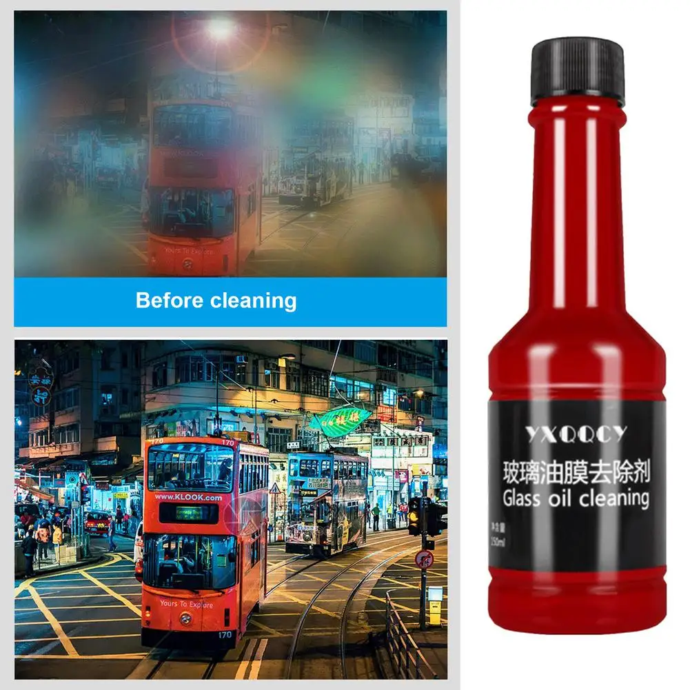 150ml Automobile Oil Film Cleaner Windshield Remover Car Glass Polishing Agent Hydrophobic Coating Care Accessories |