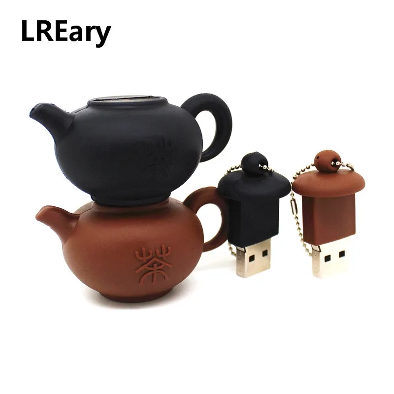 Чайный чайник модель флеш диск USB 2 0 128 МБ 4 ГБ 8 16 карта памяти 64 Гб ручка накопитель