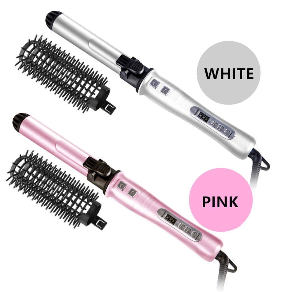 

Electric Hair Curler Professional Rotating Curling Iron With LED Digital Temperature Display Hair Waver Fashion Styling Tools