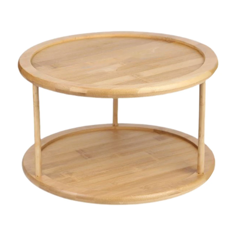 

2-уровневый вращающийся шкаф N7MD, органайзер, стойка для специй, Съемный вращающийся лоток