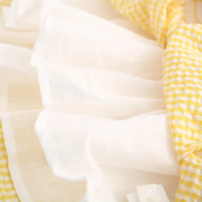 Новое летнее платье для девочек детский жилет мультяшное с цветочной вышивкой