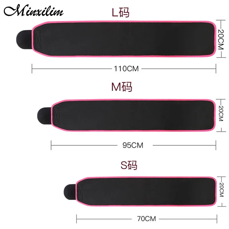

Minxilim Women Waist Trainer Tummy Control Belt Weight Loss Cincher Body Shaper Strap Slimming Sweat Fat Burning Girdle Neoprene