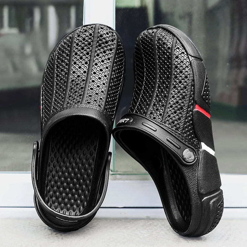 Классические слипоны садовые Туфли сабо мужские быстросохнущие летние пляжные