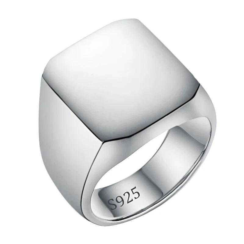 Женское кольцо с перстней Valily простое из стерлингового серебра 925 пробы