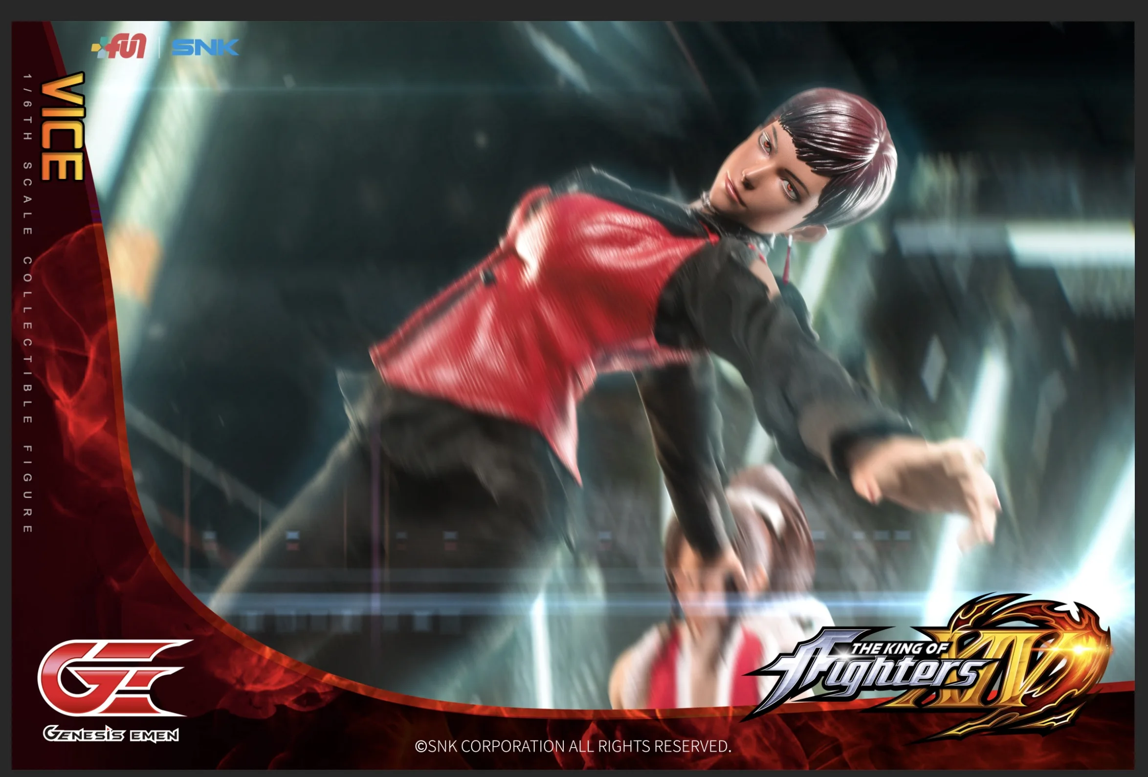 

In Stock 1/6 Genesis KOF14 Fighters Vice KOF-V01 Solider Figure Model Toy