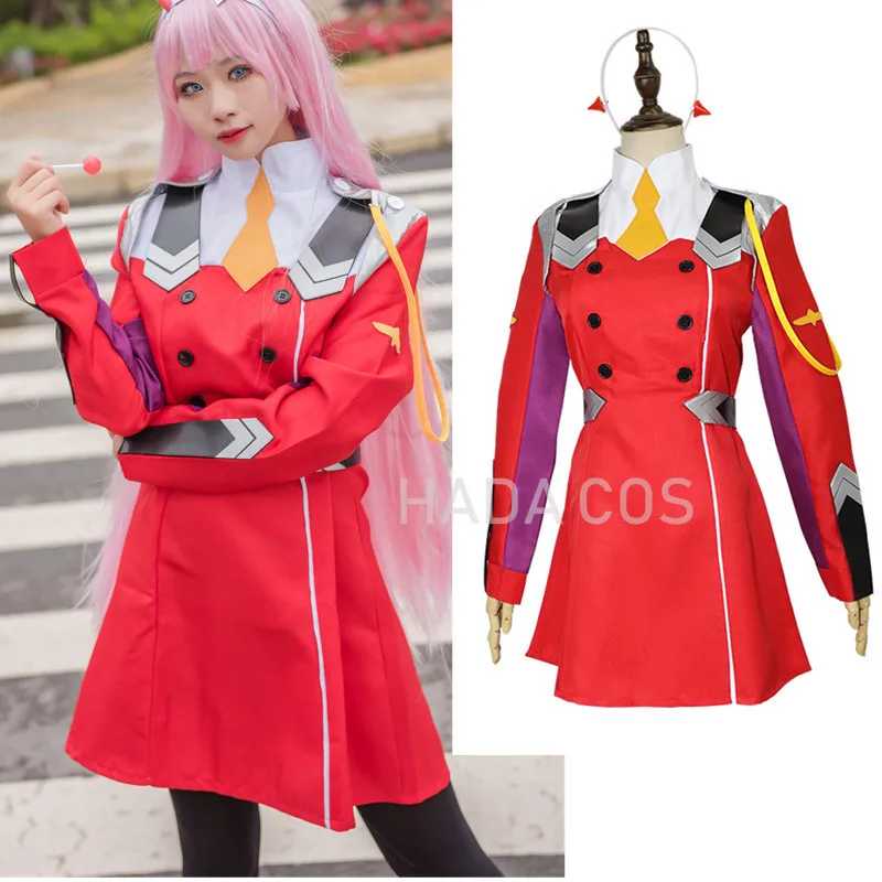 Аниме DARLING в FRANXX 02 ноль два женское платье Косплэй костюм товара 002 Хэллоуин