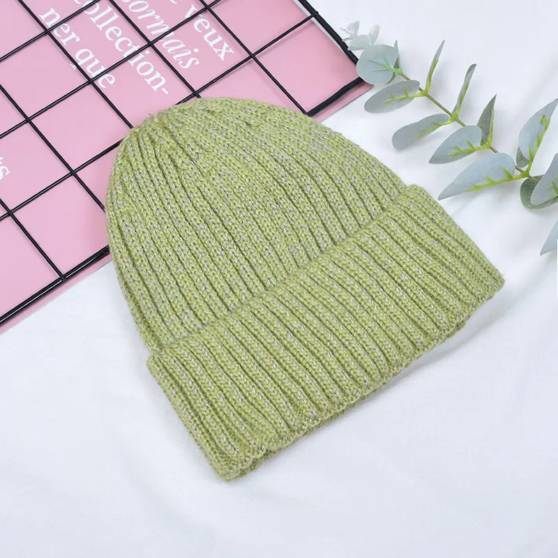 Зимний берет женская вязаная акриловая плотная теплая мягкая шапка Женская
