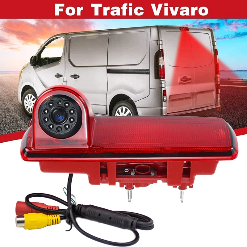 

NEW-High Definition Waterproof IR Night Vision Rear View Backup Brake Light Camera for 2014 Opel Vivaro / 2014 Renault Trafic,Th