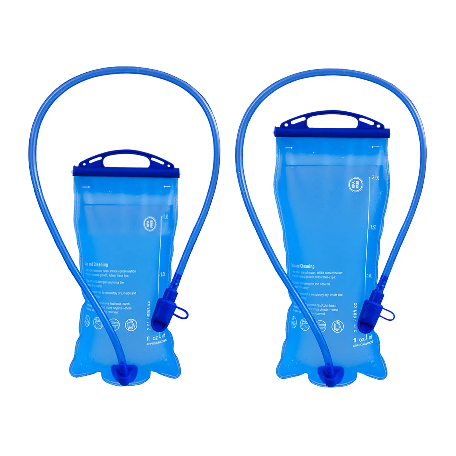 

1.5-2L BPA Free Hydration Bladder Water Reservoir Storage Bag for Bicycling Hiking Camping Backpack Running Outdoor Sports