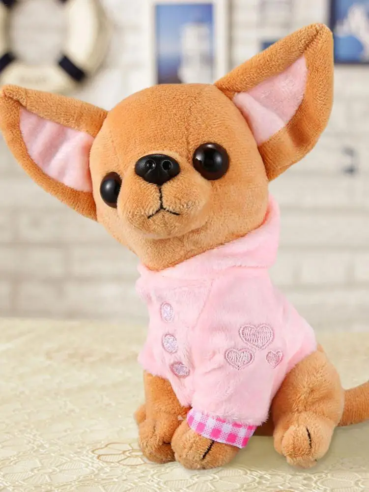17 см плюшевая игрушка для чихуахуа искусственная мягкая детская лучший друг