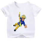 2021 модная детская одежда в стиле Инди аниме Пожарный Сэм хиуна Ins, футболки для девочек, одежда для девочек, код: