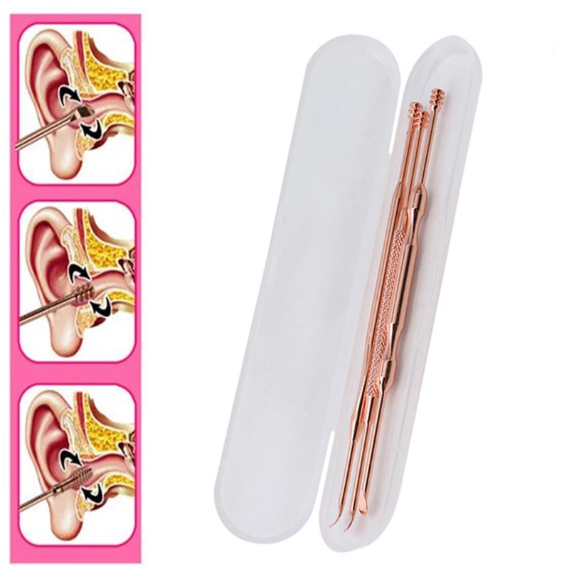 3 шт./компл. из нержавеющей стали для Снятия Воска удаления ушей очистки