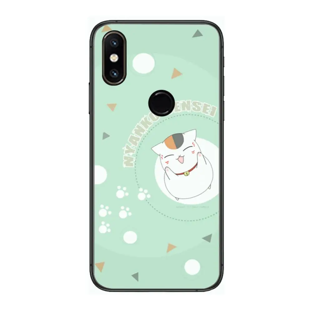 

Natsume's Book of Friends Phone Case For xiaomi M2 C3 X3 F2 Lite NFC 6 5 x Poco k30 Pro Anime Black Cover Silicone Back Pretty