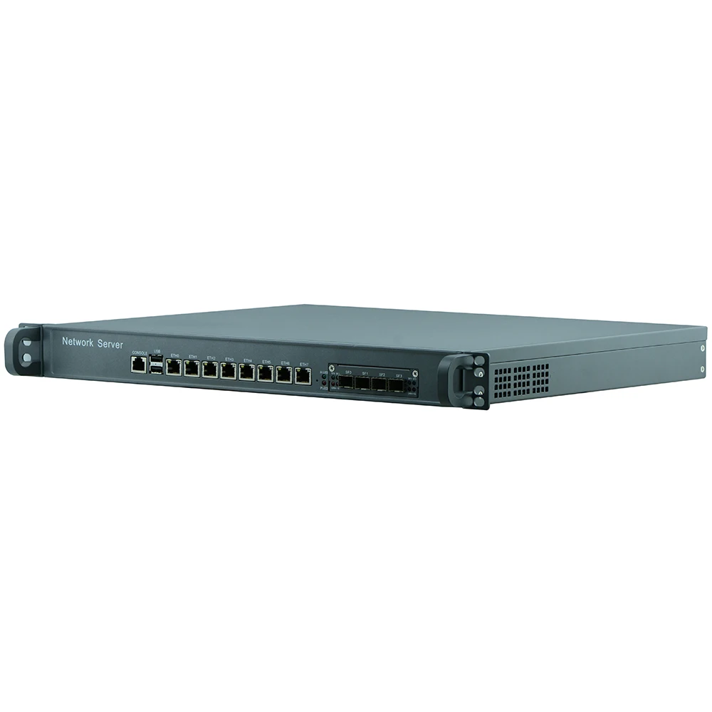 1U сетевой брандмауэр роутер 8 портов гигабитная Lan с 4*10 Гб SFP Intel i5 4430 3 2 ГГц Mikrotik