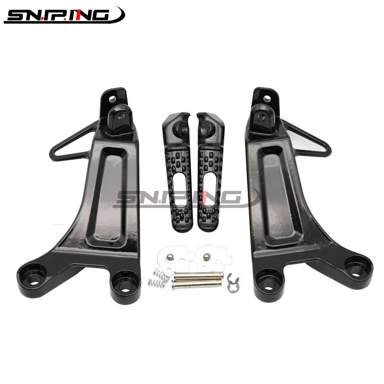 

Motorcycle Rear Footrest Foot Pegs For Honda CBR 600RR 600 RR 03 04 F5 2003 2004 Rear Footpegs Foot Pegs Footrest Pedals Bracket