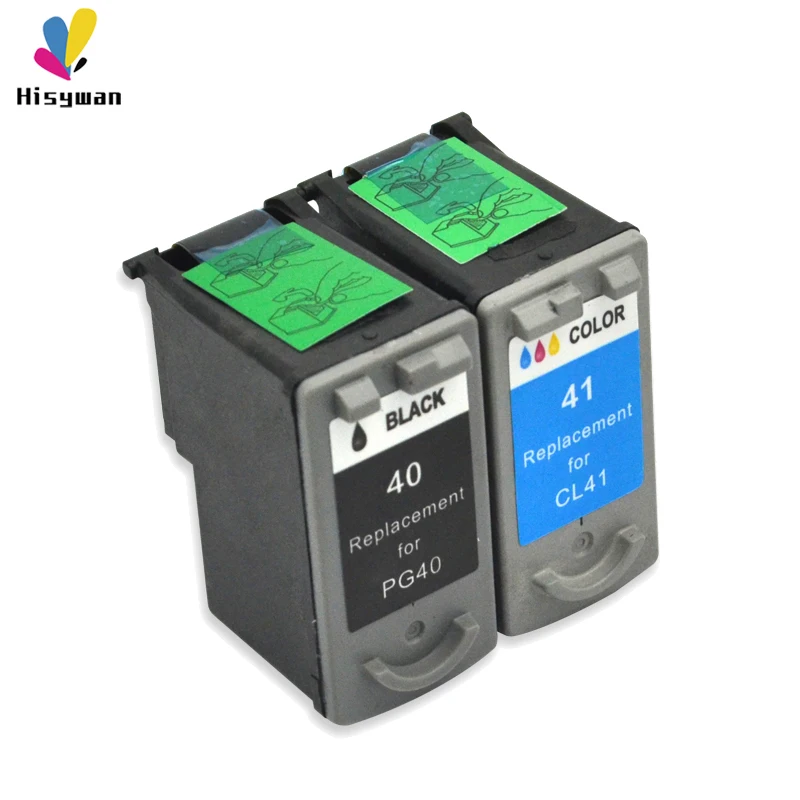 Hisywan PG40 CL41 чернильный картридж для Canon PG 40 Pixma MP140 MP150 MP160 MP180 MP190 MP210 MP220 MP450 MP470 принтер PG-40 CL-41