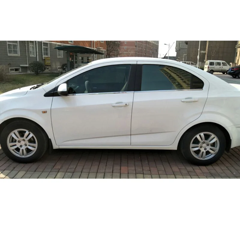Автомобильные оконные решетки из нержавеющей стали для chevrolet aveo 2012 2013 2014 2015 2016 2017
