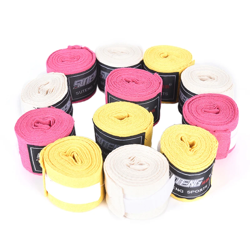2 шт./упак. Ручной Обертывания 5 м Длина см Ширина боксерские бинты для тренировок