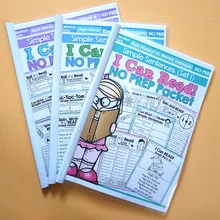Учебная книга Phonics на английском языке я могу читать простые