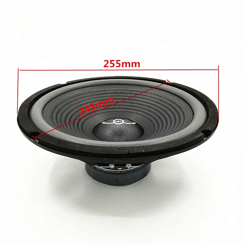 Фото I KEY BUY 10-дюймовая стальная рама, бумажная конусная пена, PA HiFi музыкальный плеер, динамик Hi-End 600 Вт 4 Ом 8 Ом, диаметр 255 мм №2