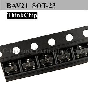 (100pcs) BAS21 SOT-23 SMD Switch Diode (Marking JS) BAS21VD SOT23