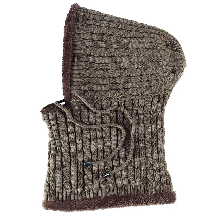 Зимняя шерстяная вязаная шапка бини мужской шарф Skullies Beanies Зимние шапки для мужчин и женщин шапки Gorras Bonnet маска брендовые шапки