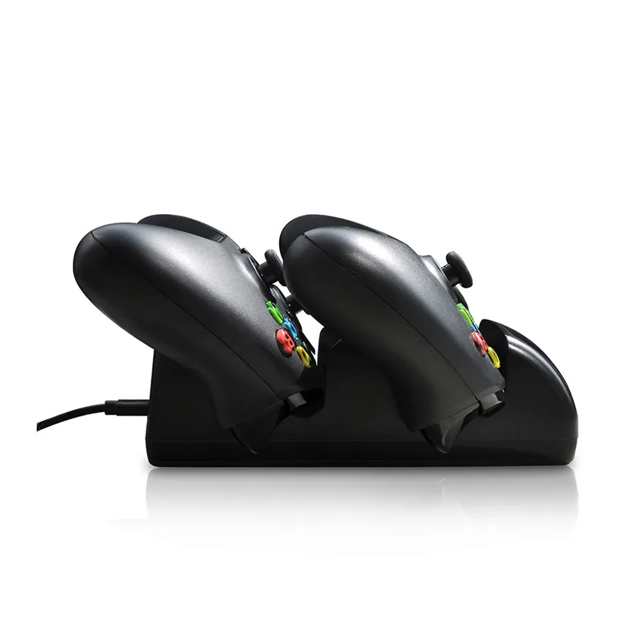 Двойная зарядная док-станция подставка для зарядного устройства 2 сменных