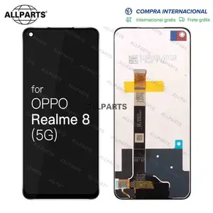6 5 inch original display for oppo realme 8 5g lcd touch screen digitizer replacement realme8 rmx3241 free global shipping