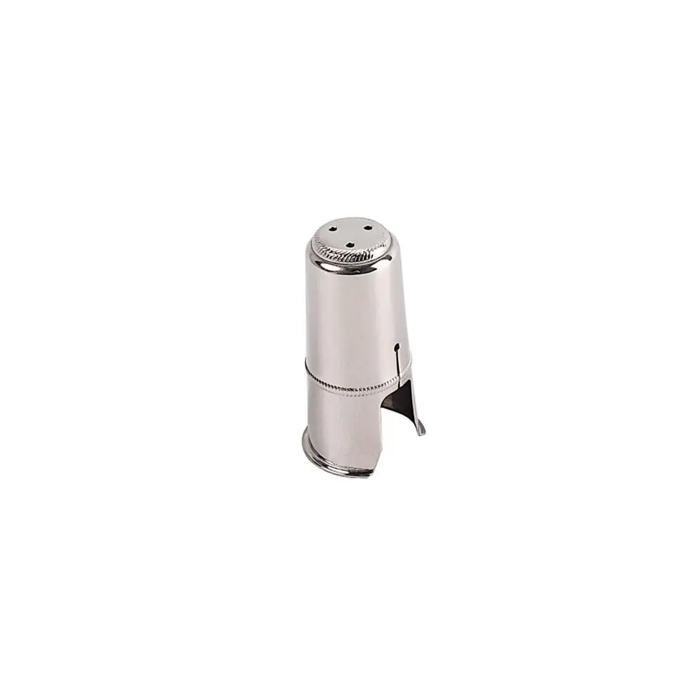 

Mounchain 58mm Treble Saxophone Mouthpiece Cap Nickel Plated Sax Cover Protect