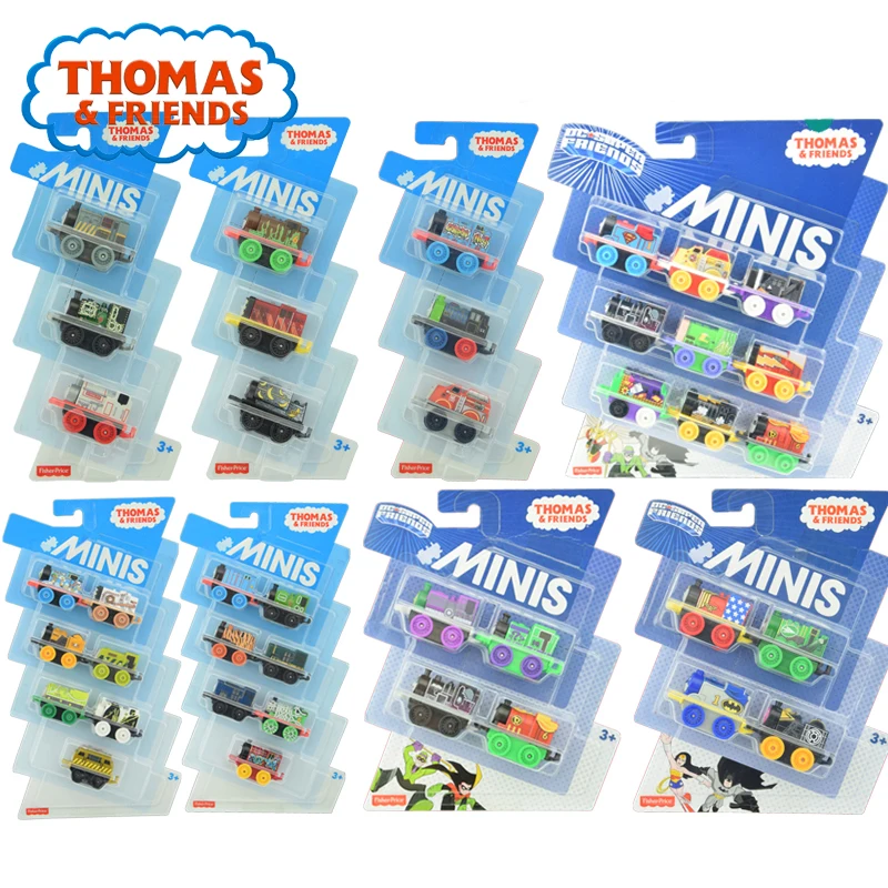 Thomas &amp Friends Minis Train Engines 3 Pack Diecast Toy James Percy Character Player Pocket Toys CHL60 Brinquedo Kid | Игрушки и