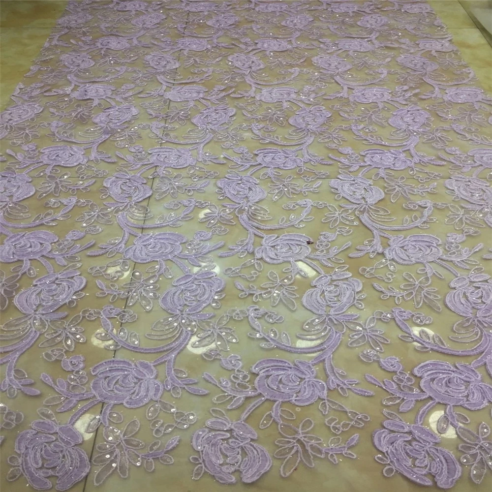 Новинка Белая французская Тюлевая кружевная ткань 2020 высококачественное