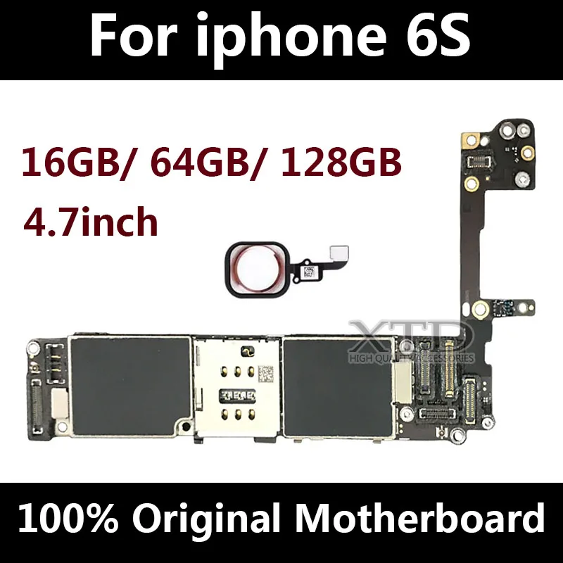 Для iPhone 6s материнская плата с/без Touch ID оригинальные разблокированные логические