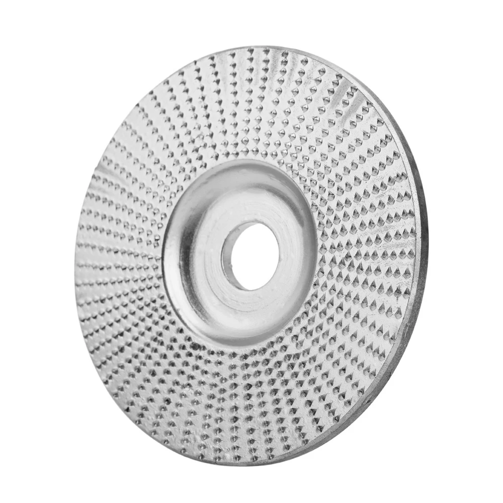 100mm Silver Деревянные угловые шлифовальные для шлифовального колеса резьба, вращающийся инструмент абразивный диск для угловая шлифовальная машина с высоким содержанием углерода Сталь формируя 5/8 дюймов диаметр - Наружный диаметр: 100mm Silver