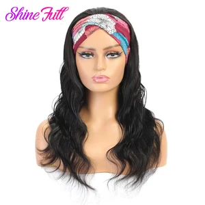 ShineFull Hair, бразильские искусственные волосы без клея, парики без повреждений, человеческие волосы, парики для черных женщин, плотность 180