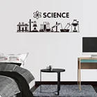 Мультяшный химический эксперимент, домашний декор, искусство для детской комнаты, старшей школы, классная виниловая наклейка на стену S200