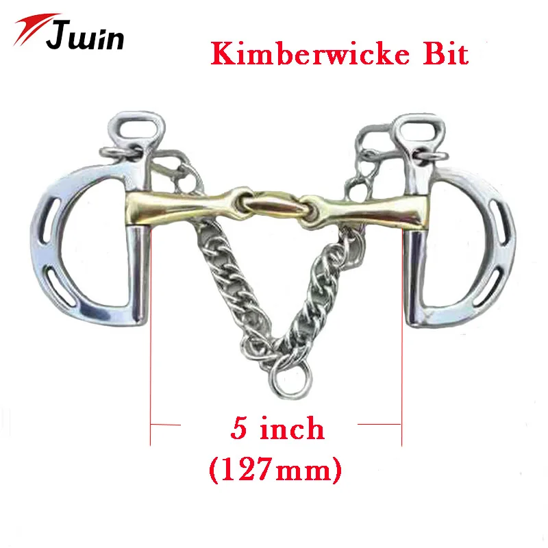 Конная продукция конная долота Kimberwicke бит 5 дюймов медный двойной рот соединены