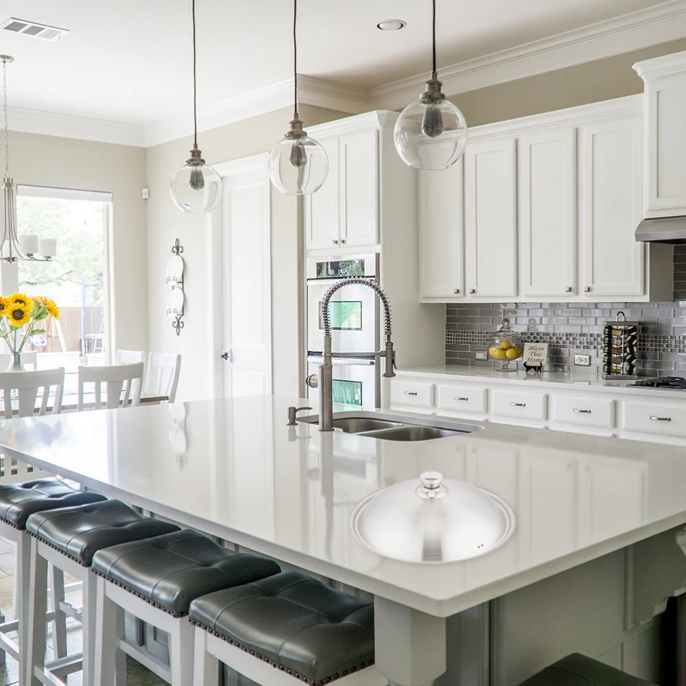 

Stainless Steel Pot Cover Universal Pot Cover Kitchen Thickened Pot Cover