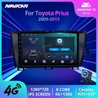 Автомагнитола NAVICAR 2DIN Android 10 для Toyota Prius RHD 2009-2015, автомобильное радио, GPS-навигация, стереоприемник, автомобильный мультимедийный плеер