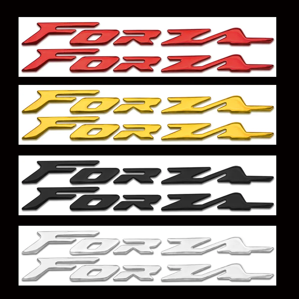 

3D Forza Emblem Badge Bike Motorcycle Sticker For Honda FORZA 125 300 Logo Mark Symbol Side Fairing horizon 2 4 7 Motorsport