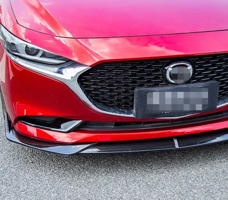 Для Mazda 3 Axela Body kit спойлер 2020-2021 ABS задний передний бампер диффузор защитные