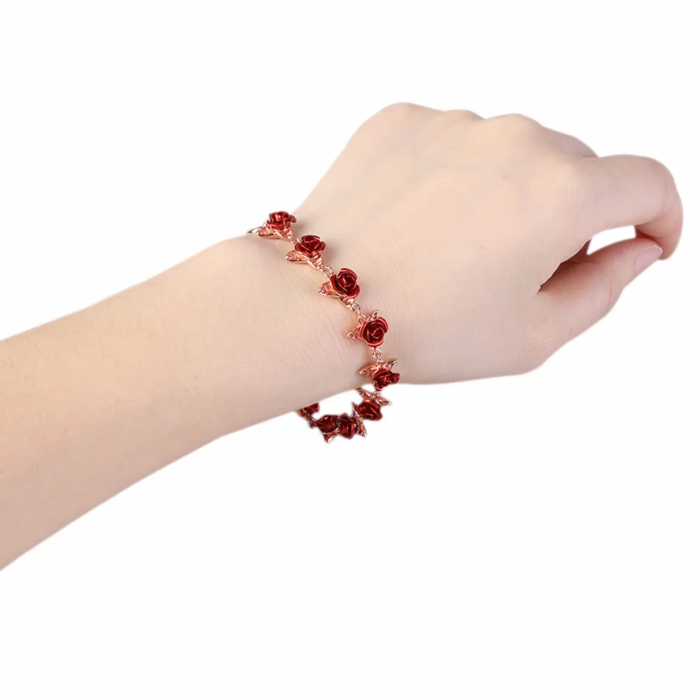 1 шт. красивый розовый браслет регулируемый размер модные ювелирные изделия для