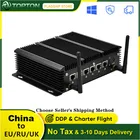 Промышленный безвентиляторный мини-ПК Intel Core i7 10510U 8265U 6 lans брандмауэр-роутер Pfsense сервер 2 * RS232 4 * USB3.0 HDMI 4G3G
