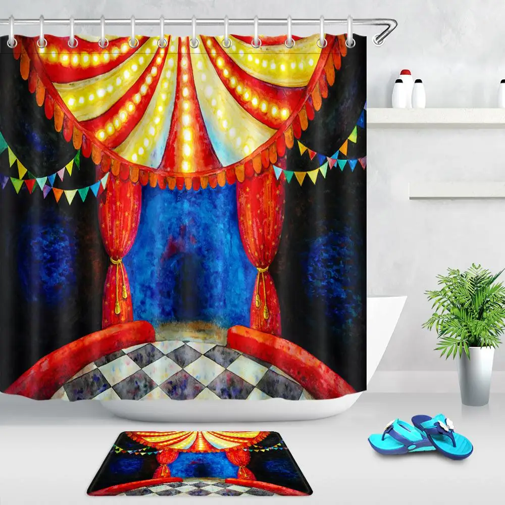 Водонепроницаемая Штора для душа из полиэстера Хэллоуина|Шторы душа| |