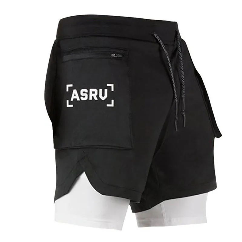 Дышащие спортивные шорты с карманом для бега мужчин тренировочные фитнеса лето